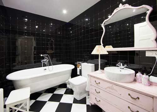 decorar baño lampara fontaneros en madrid